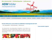Tablet Screenshot of hdm-mueller.com